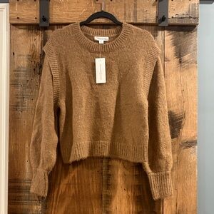 Treasure & Bond Cozy Brown Crew Neck Sweater- NWT